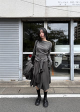  MULTI LAYER WRAP SKIRT