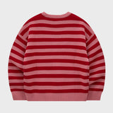 Stripe Puppy グラフィックニット