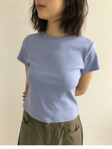 Plain cotton t-shirt (3color)