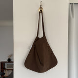 Daily eco bag_corduroy dot brown