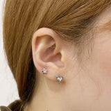 [SET] オーロラバタフライリボンピアス
