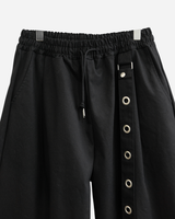 Eyelet Snap Curved Pants