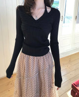 charlotte bust twist slit top