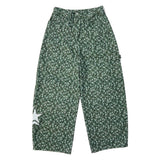Stars Camouflage Cotton Pants Khaki