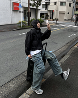 アークイン クロップフード ウィンドブレーカー