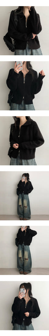 Wentz to Way knit zip-up