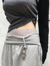 Folder Keyring Banded Sweatpants (4c)