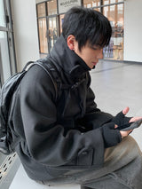ブレンデッドネックビゾラインショートコート3C
