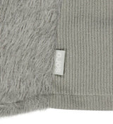 Muffler Knit Halter Top / Grey