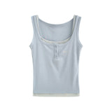 Miel Soft Button Layer Sleeveless