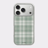 Pure Plaid silver bumper case [3colors]