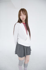 wrap drape neck top(3colors)