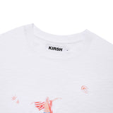 フィッシングピープルグラフィックルーズフィットTシャツ [WHITE]