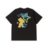24FW スクリプトロゴベアアートワーク半袖Tシャツ ブラック