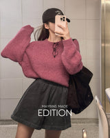 【MADE】Over size Alpaca knit