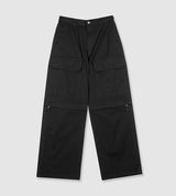 No.1199 デタッチャブル ジッパー カーゴワイドパンツ (4color)