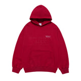 24FW SNOW BEAR HODDIE DARK RED