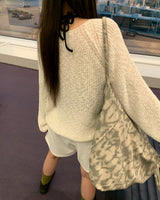 [ORIGINAL] Salted Summer Raglan Boucle Knit