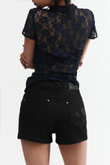 BLACK ROSE SHORT PANTS