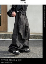 Howt Over Curved Denim Pants