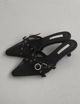 1196 See-through Mesh Belt Stiletto Heel (6cm)