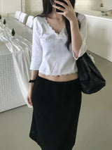 Less Midi Skirt (2 colors)