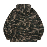  JINU CAMO FLEECE TWO-WAY HOOD ZIP-UP (UNISEX)
