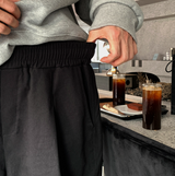  Wonderant Cotton Ton-Tuck Banding Wide Pants
