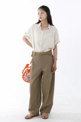 SUMMER ROLL-UP SHIRT_SAND BEIGE