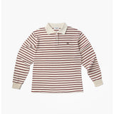 STRIPE COLLAR T-SHIRT  (Ivory)
