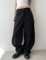 RIBBON BALLOON PANTS (2C)