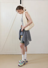 Knot Lace Shoulder Bag_Beige