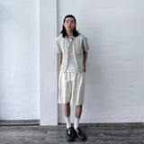 Pebble Stripe Short Sleeve Shirt
