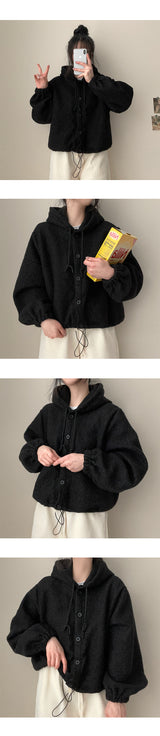 Dewin String Avant Snap Hooded Jumper