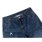 RG Painted Double Knee Washed Pants (Blue)