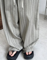 Pierre Striped Banding Slacks