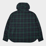 (UNISEX) Vintage Check Hood Shirt
