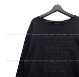 Rough See-through Layered Knit