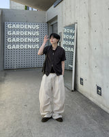 Aven Linen Two-Tuck Wide Pants