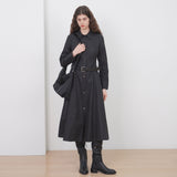 [Haesu Collaboration] Contour Belted Bag (Nylon Black)