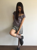 Peep Nylon Shorts (3color)