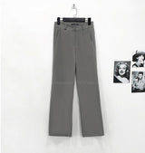 [MADE ITC] ハイワイドロングスラックス + Add Length [XS-XL]