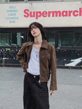 Rudy Suede Crop Jacket
