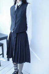 Eve Pintuck Vest (2color)
