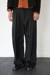 tailored wide slacks