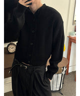 [Unisex] クロップハジニットカーディガン(4color)