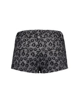 LEOPARD SHORT PANTS CHACOAL
