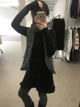 ポンポンオフショルダーニットトップス(2color)
