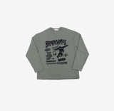 (Unisex) バーティープリントTシャツ