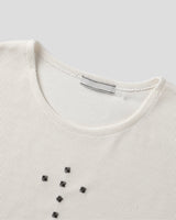 (UNISEX) リベット リブ ロングスリーブ